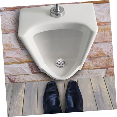 Deflector de residuos Operitacx en acero inoxidable duradero para urinarios 5