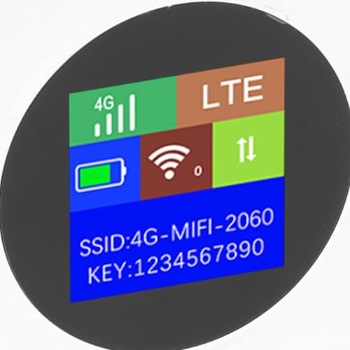 Image of Cosiki 4G LTE Mobile Hotspot, 150Mbps High Speed WiFi Router with SIM Card Slot for 10 Devices, Portable Travel WiFi for Smartphones Tablets Laptops Worldwide
