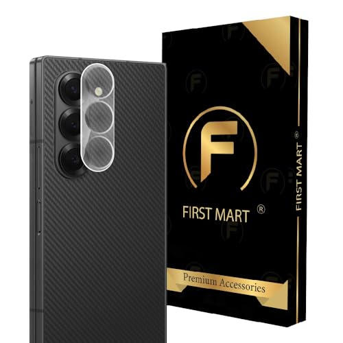 Image of FIRST MART Camera Lens Protector for Samsung Galaxy Z Fold 6 | 9H Tempered Glass, HD Clear, Scratch Resistant, Anti-Fingerprint, Case-Friendly | Crystal Clear, Pack of 1