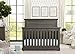 Simmons Kids SlumberTime Paloma 4-in-1 Convertible Crib, Rustic Grey