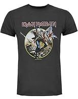 Crew Neck Short Sleeve Officially licensed merchandise Slim Fit Official Iron Maiden merchandise