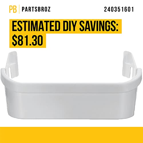 240351601 Freezer Door Bin Fits Frigidaire White Shelf Clear Refrigerator Ffss2615Ts0 Lfss2612Tf0 Lfss2612Te0 Fghs2631Pf4A Fghs2631Pf3 Fghs2655Pf5A Fgus2642Lf2 Lgus2642Lf2 Lfss2612Tp0 Fghs2631Pf2 #TOP5