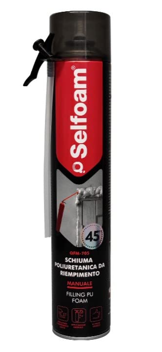 Schiuma poliuretanica espansa uso manuale 750 ML Selsil Set 12 Pz.