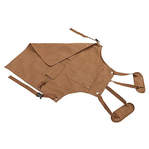 Tablier toile pour coiffeur chef cuisine atelier jardin ajustable
