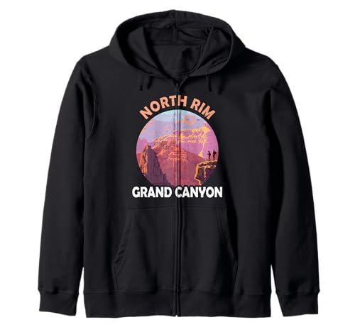 North Rim Grand Canyon Hiked Zip Hoodie