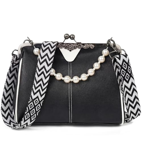 Sac à main femme vintage avec larges bretelles confortables pour l'épaule
