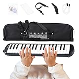 Instruments de Musique Mélodique   Piano avec Clavier Aérien Instrument Melodica | Instrument Harmonieux avec Clavier à 32 Touches avec Sac de Transport pour Débutants et Professionnels