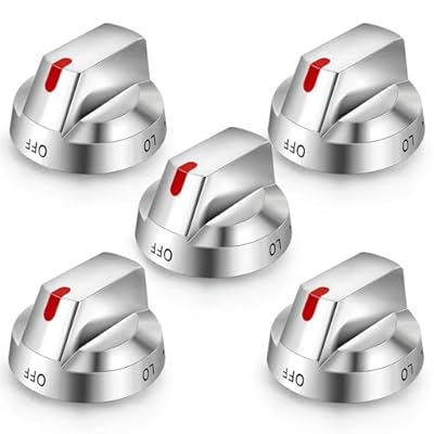 DG64-00473A Top Burner Control Dial Knob Range - DG64-00473A Knobs Compatible with Samsung Range Oven Gas Stove Knob NX58F5700WS NX58H5650WS NX58H5600SS NX58M6850SS NX58J7750SS ?5pcs?