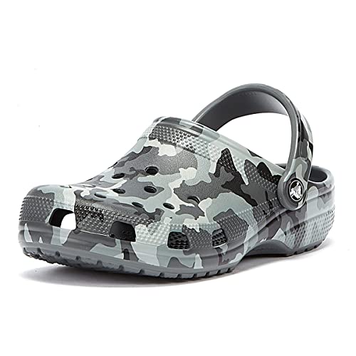 Crocs Unisex Adulto Classic Printed Camo Clog Sabot, Slate...
