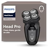 Philips Head Shaver Pro Serie 5000- Rasoio per uomo e donna, testina flessibile a 360° e lame ComfortCut per una rasatura pulita e delicata sulla pelle, modello HS5980/15