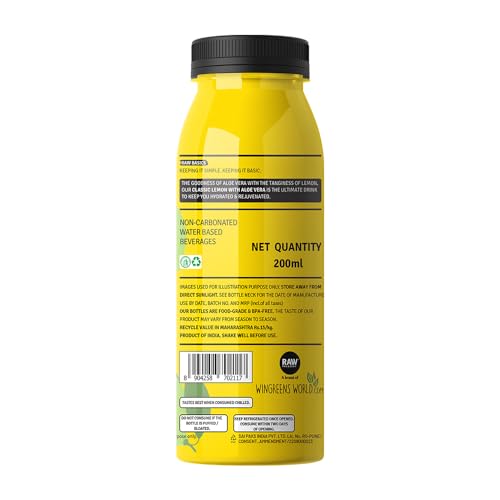 Image of Raw Pressery Classic Lemon Juice, 200ml