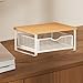 FytStycale Desktop Printer Stand Shelf Small Printer Table Storage Organizer for Office Tabletop, Style A