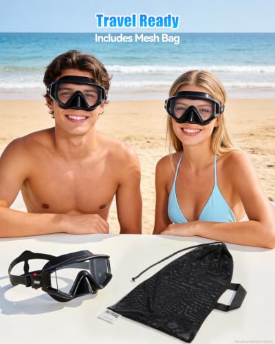 Gafas de natación Aegend para adultos y niños, visión amplia 220° miniatura 7