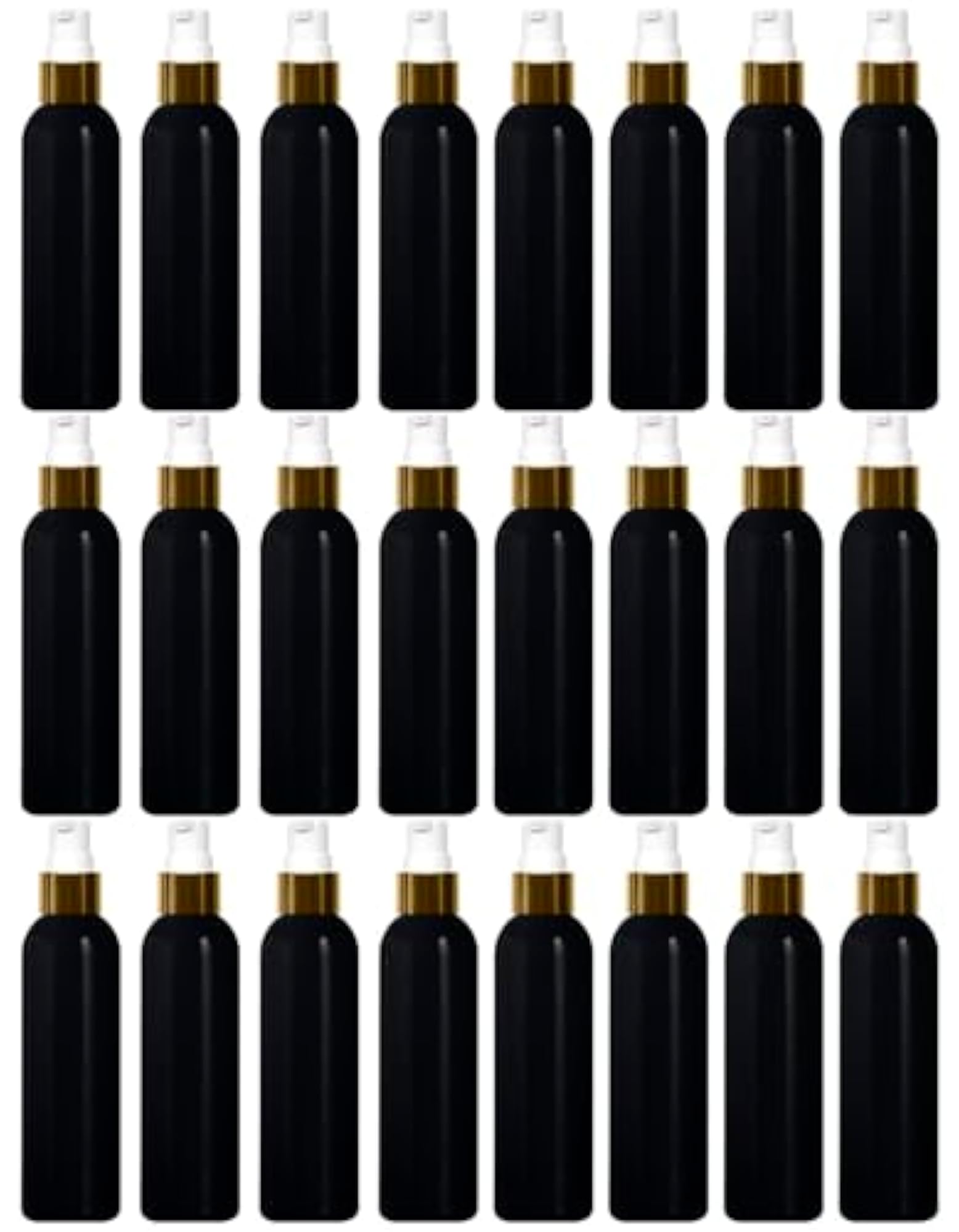 100ml Lotion Bottles with Golden Pumps, Leak Proof