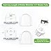 Rollerhouse 38/40mm Roller Blind Repair Kit, Mount Window Shade Brackets, Curtain Roller Blind Accessories for Electric Blinds with 1 1/2