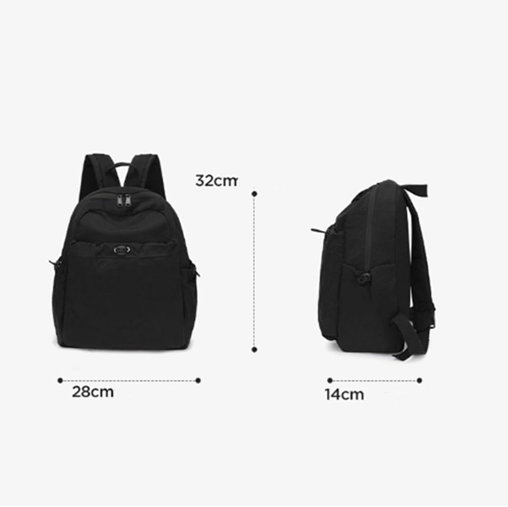 [売店] ファブリックバックパック 女性用軽量オーガナイザートラベルバッグ 大容量バックパック