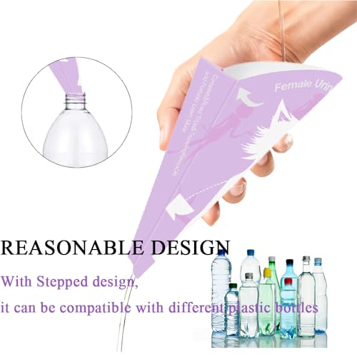 Lxtness Urinella für Frauen im Stehen, 10 Stk Tragbare Urinal für Damen, Pipi Trichter, Pinkelhilfe für Frauenurinal Unterwegs Reisen Auto Wandern Outdoor Aktivitäten Camping Zubehör