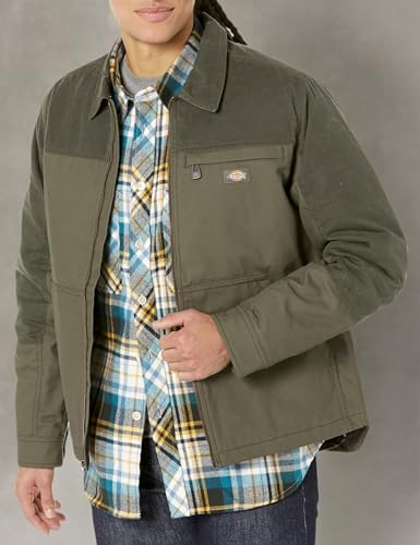 Dickies Men's Tradebuilt Wax Coated Canvas Service Jacket3