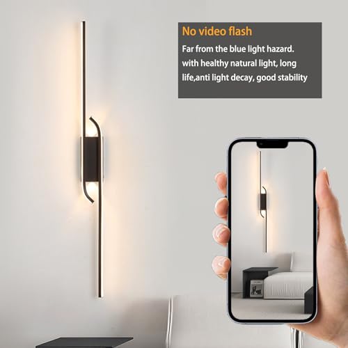 Lámpara de pared LED lineal con luz neutra que decora salones 3