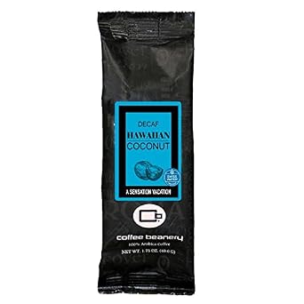 Hawaiian Coconut Flavored Coffee SWP Decaf | 1.75oz Try Me Size Coffee Sampler