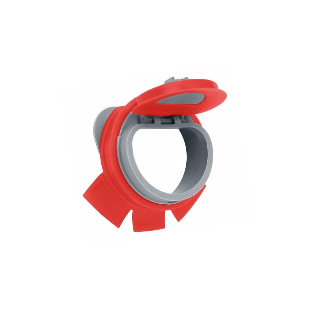 Vogi Shower Drain Odour Trap - Black/Red - Stainless Steel - Image 2