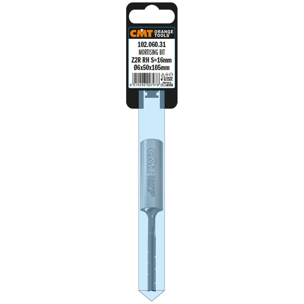 CMT Orange Tools 102.060.31 - Broca cortes rectos con rompevirutas kss d 6 z2 s 16x50 dx