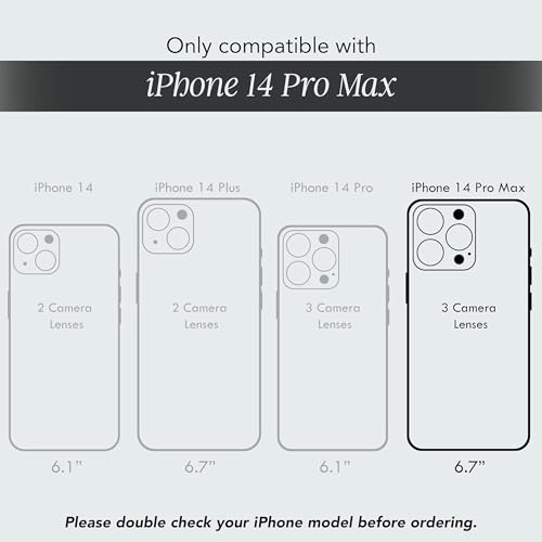 Image of COCOMII Rectangle for iPhone 14 Pro Max Case, Aurora Abalone Shell