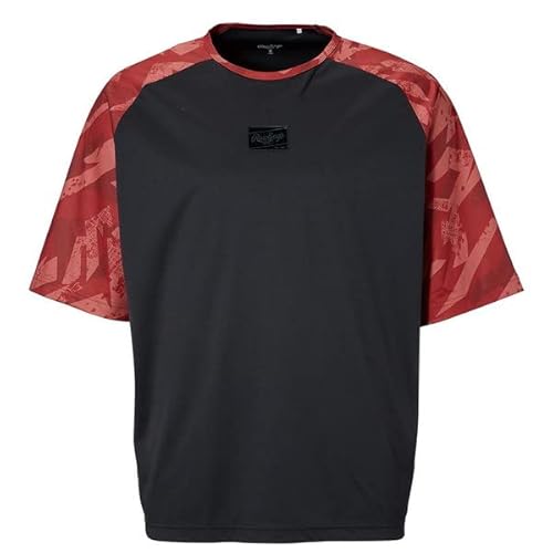 ローリングス(Rawlings) Tシャツ AOS13HF01S ブラック/Lレッド