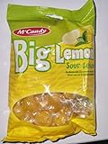 20 Beutel M'Candy Big Lemon Bonbons mit Zitronengeschmack a 150g Mc Candy