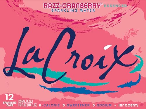 Image of La Croix Sparkling Water, Razz-Cranberry, 12 Fl Oz (pack of 12)