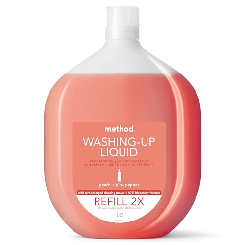 Method Washing Up Liquid Refill Peach & Pink Pepper 1 L