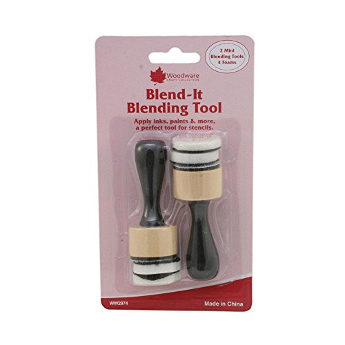 Woodware Blending Tool, Wood/Foam, Wooden, 11.7 x 8.4 x 1.3 cm