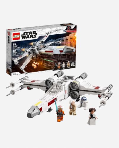 LEGO Star Wars Luke Skywalker's X-Wing Fighter 75301 Building Toy Set - Princess Leia Minifigure, R2-D2 Droid Figure, Jedi Spaceship from The Classic Trilogy Movies, Great Gift for Kids, Boys, Girls - Image 8
