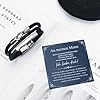 TaleMoon Ich Liebe Dich Geschenke für Männer,Weihnachten Geschenk Lederarmband Herren,An Meinen Mann Armband,Valentinstag Geburtstag Jahrestag Hochzeitstag Geschenk für Ihn Freund Ehemann #3