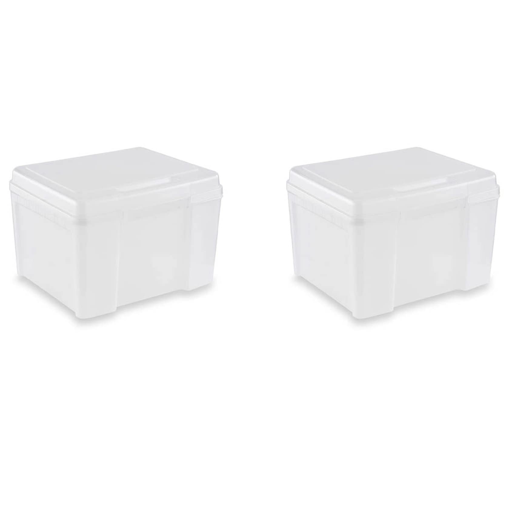 Boîte de rangement pour cartes de vœux anniversaire et photos de vacances