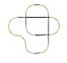 Rokuhan Layout Plan J Complete Track Set (47.2
