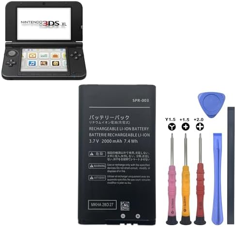 Batterie générique pour Nintendo 3DS XL (3.7V - 2000 mAH - 6.5 Wh)