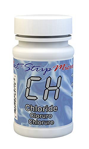 Industrial Test Systems eXact 481657-II Micro Chloride(NaCl) Strips, 3-285 ppm Detection Range (Bottle of 25)