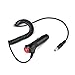 DC 5.5x2.1mm Car Charger 12V 12-Volt 24V 24-Volt Cigarette Lighter Power Supply Adapter Charger Cable with Switch Button for Car Truck Bus RV