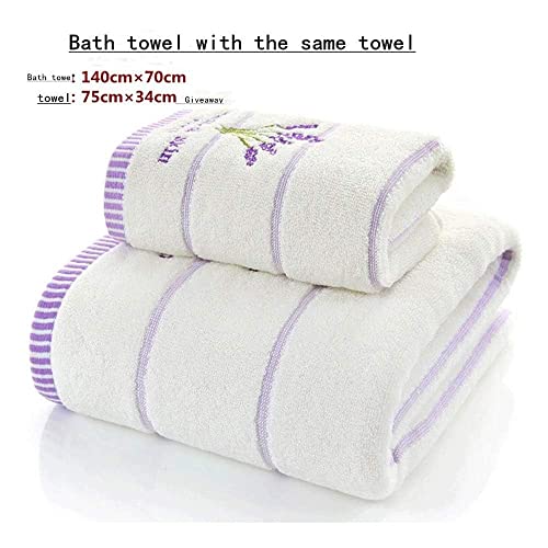 Serviettes en coton TILEZE, linge de bain élégant et doux pour adulte - 5