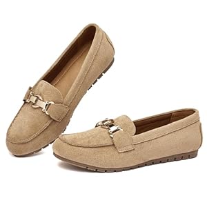 Womens Loafers Flats Shoes Moccasin Penny Loafers Slip On Work Shoes Casual Comfort Ladies Walking Shoes