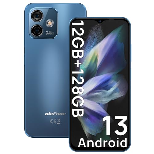 Ulefone Note 16 Pro Téléphone Portable 2024, 12Go+128Go/TF-256Go, Caméra 50MP+8MP, Écran 6.52