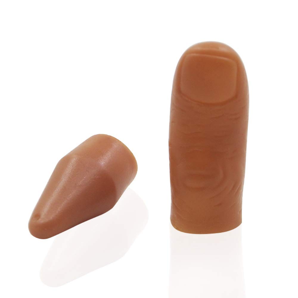 OURMAMA 3 Sets Goldfish Thumb Tip Magic Tricks Finger Magic Fish Close Up Street Stage Magic Props Magician Gimmick Accessories