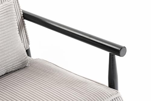 Sillón Plegable Pana Gris miniatura 7