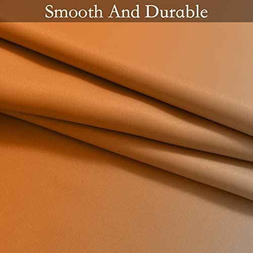 Image of SimpleHome Ombre Orange to Grey White Curtains for Living Room 42Wx63L | Room Darkening Curtains for Bedroom,Gradient Light Blocking Curtain,Thermal Insulated Grommet Window Drapes,2 Panels,63 Inch