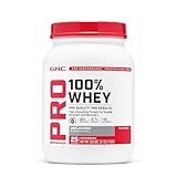 GNC Pro Performance 100% Whey Protein Powder 2.0, Fast Absorbing for Muscle Strength and Recovery, Unflavored, 25 Servings