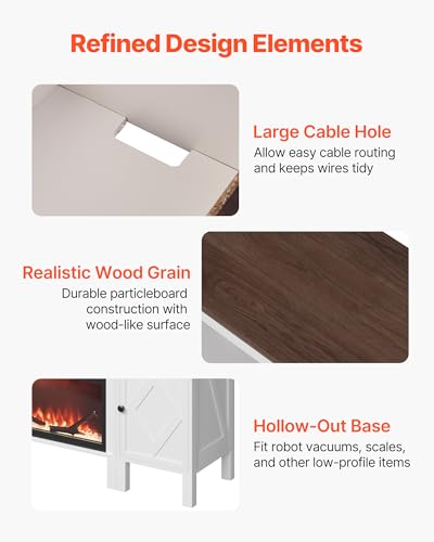 Cozy Fireplace Ambiance with Remote Control