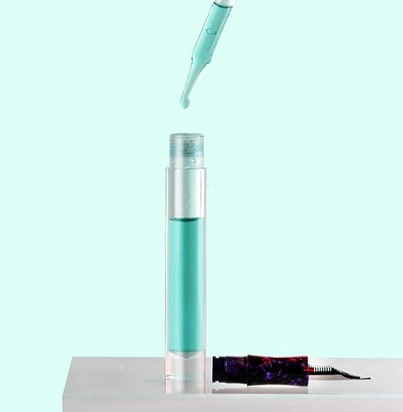 Lanxivi Majohn C1 Fouintain Pen Bent Nib, Fine to Broad Size, Eyedropper and Converter Filling, Transparent Acrylic Mini Pocket Fude Pen