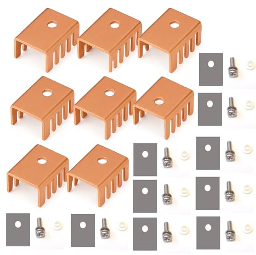 Tornillos de montaje TO-220 de cobre Easycargo para regulador LM317t y transistor MOSFET 3205