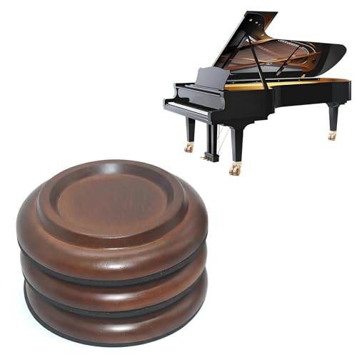 COCICA Piano Caster Cups, Premium Quality Hardwood Piano Floor Protectors for Grand & Upright Pianos, Caster Cups for Hardwood Floors, Piano Leg Protectors, Grand Piano
